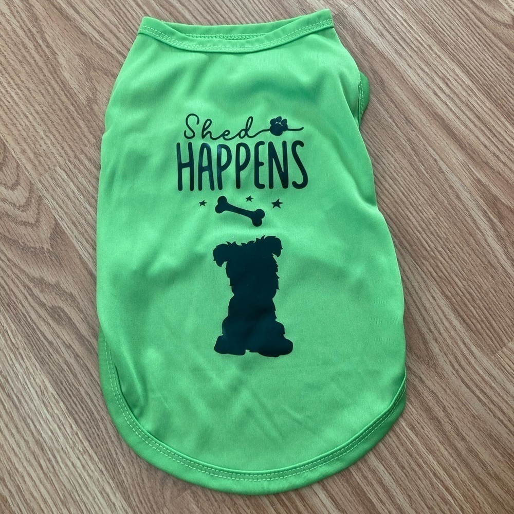 Price drop … NWOT Lightweight Material Dog (Puppy) Shirt with Saying